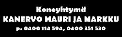 Koneyhtymä Kanervo Mauri ja Markku logo